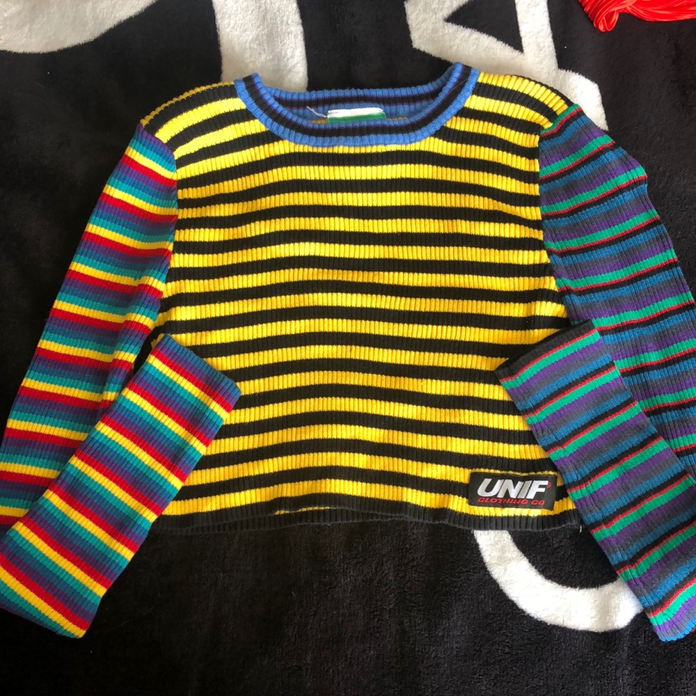 UNIF Striped Sweatshirt